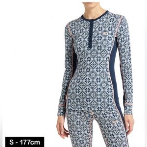 KARI TRAA - Women's Merino base layer set- pants and top wore once, washed once